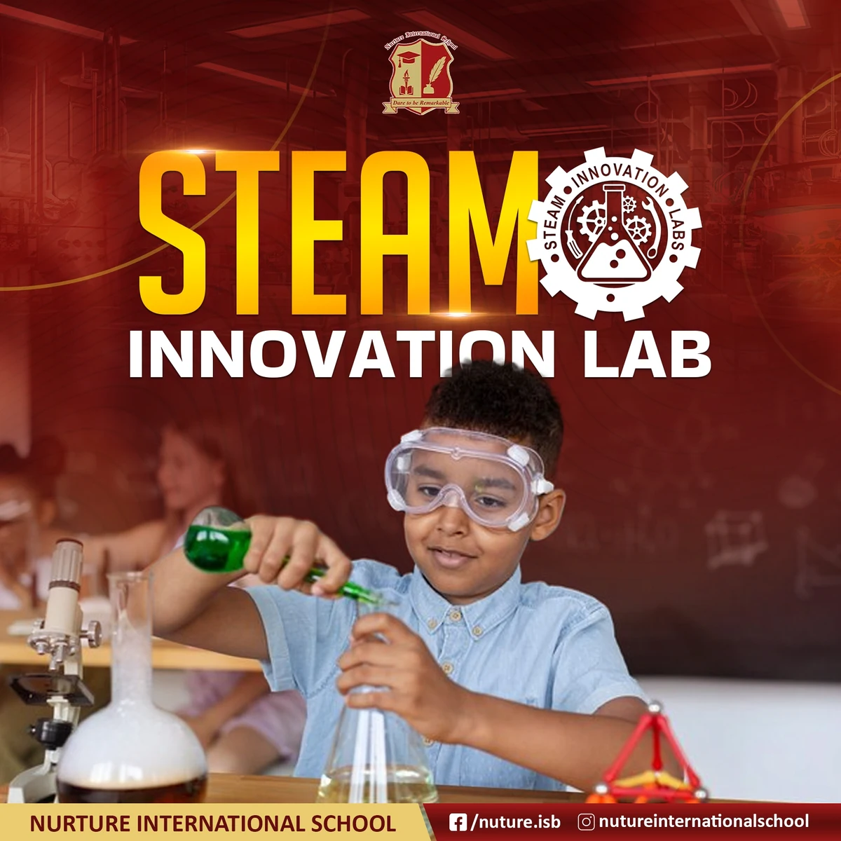 Nurture STEAM Innovation Lab programme poster